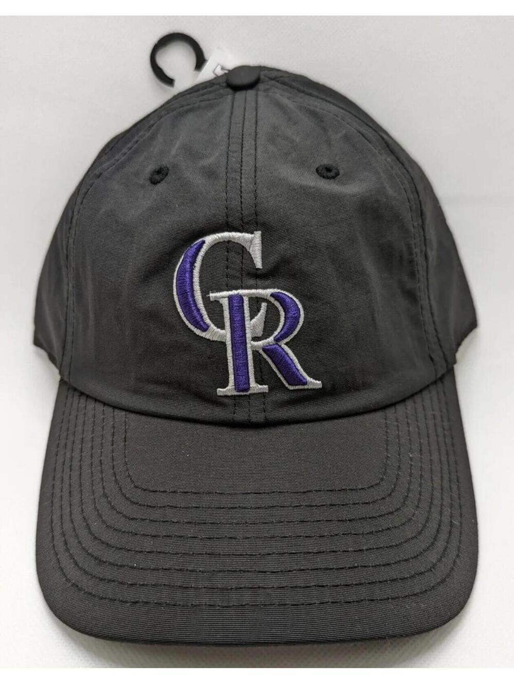 Colorado Rockies MLB, Black, Fan Favorite, Adjustable Hat Cap, NEW